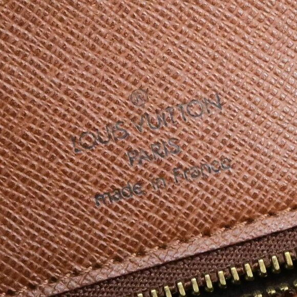 LOUIS VUITTON Saint Cloud MM Shoulder Bag Monogram Leather Brown M51243 17FA183 - Picture 8 of 16